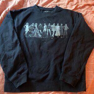 Official Taylor Swift Eras Tour Navy Crewneck Sz M